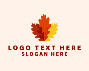 Autumn Fall Leaves Logo