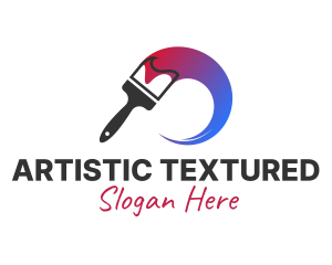 Artist Paint Brush logo design