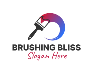 Artist Paint Brush logo design