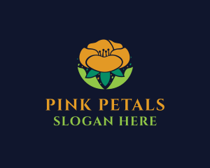 Beautiful Petal Flower logo design