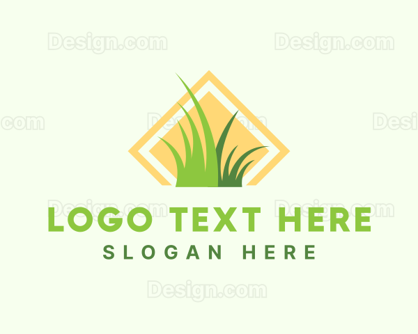 Nature Grass Garden Logo