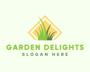 Nature Grass Garden logo design