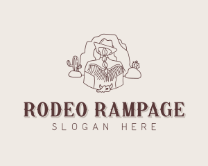 Texas Rodeo Cowgirl logo