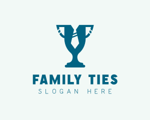 Blue Formal Trophy logo design