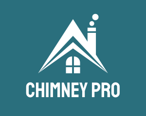 Chimney Roof Realty  logo design