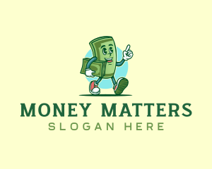 Money Dollar Bill logo design