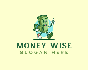 Money Dollar Bill logo design