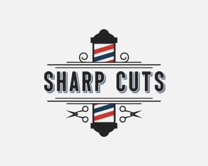 Hairdresser Barber Shears logo