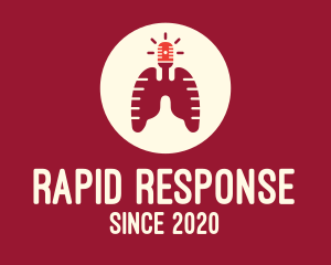 Respiratory Lungs Emergency Siren logo