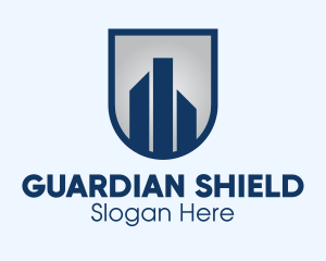 Blue Shield Building logo design