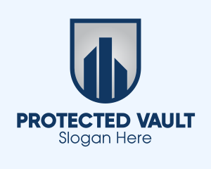 Blue Shield Building logo design