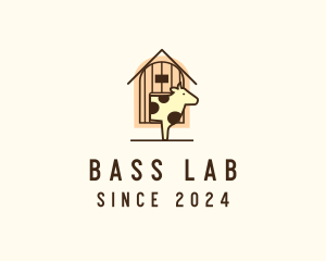 Cow Farm Barn logo design