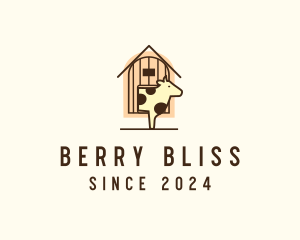 Cow Farm Barn logo design