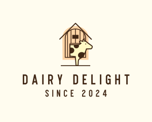 Cow Farm Barn logo design