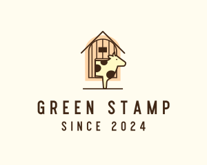 Cow Farm Barn logo design