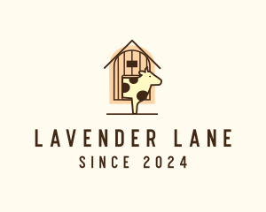 Cow Farm Barn logo design