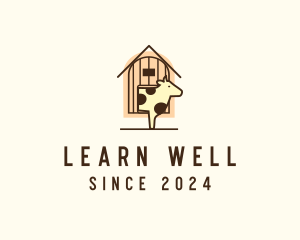 Cow Farm Barn logo design