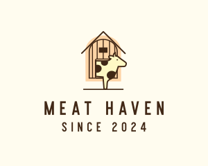 Cow Farm Barn logo design