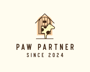 Cow Farm Barn logo design