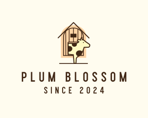 Cow Farm Barn logo design