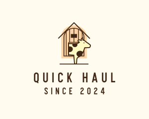 Cow Farm Barn logo design