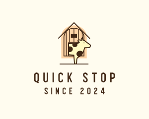 Cow Farm Barn logo design