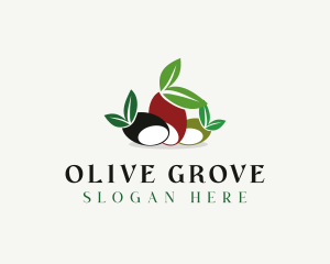 Organic Healthy Olives logo design