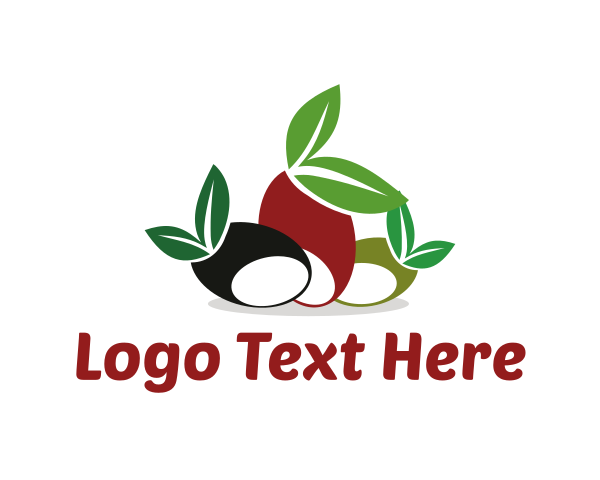 Olive Leaf logo example 1