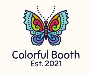 Colorful Butterfly Craft logo design