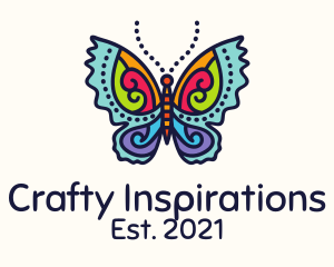 Colorful Butterfly Craft logo