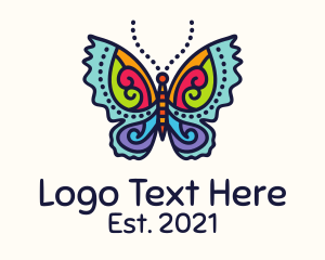 Colorful Butterfly Craft logo