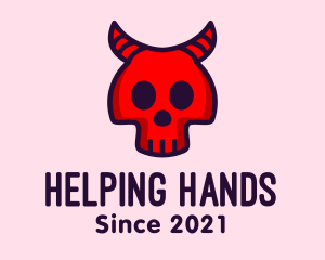 Red Devil Skull logo