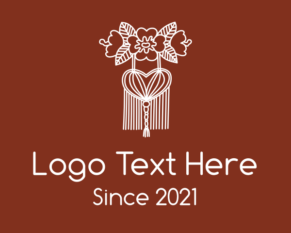 Floral Macrame  Decor  logo