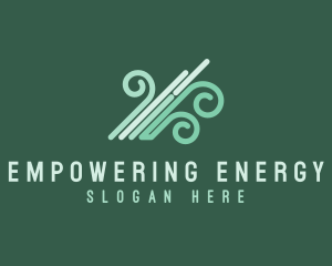 Wind Renewable Energy logo design