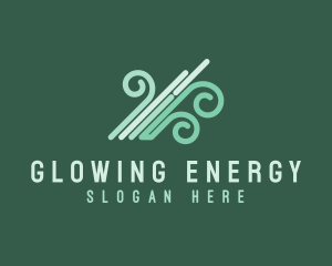 Wind Renewable Energy logo design