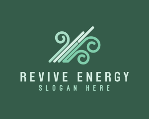 Wind Renewable Energy logo design