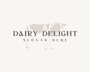 Dairy Cow Farm logo design