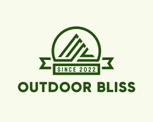 Mountain Nature Park Outdoor  logo design