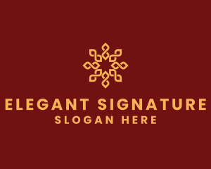 Elegant Infinity Sun  logo design