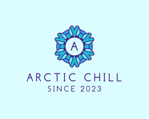 Ice Snowflake Winter logo