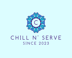 Ice Snowflake Winter logo