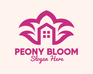 Purple Flower Housing Property logo design