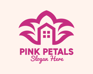 Purple Flower Housing Property logo design