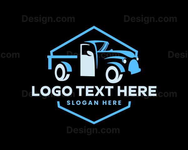 Classic Truck Pickup Logo