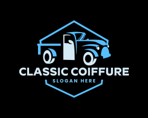 Classic Truck Pickup logo design