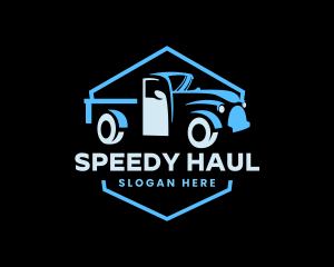 Classic Truck Pickup logo design