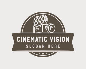 Film Media Camera logo design