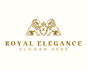 Royal Lion Heraldry logo design