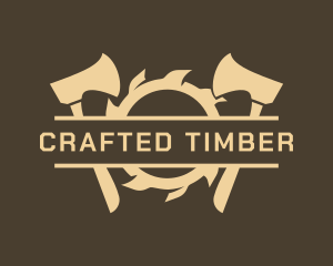 Axe Woodwork Workshop logo design