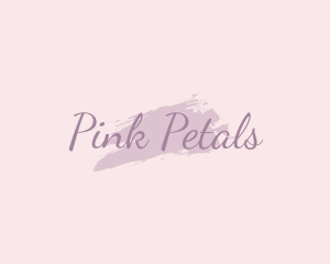 Feminine Watercolor Makeup logo design